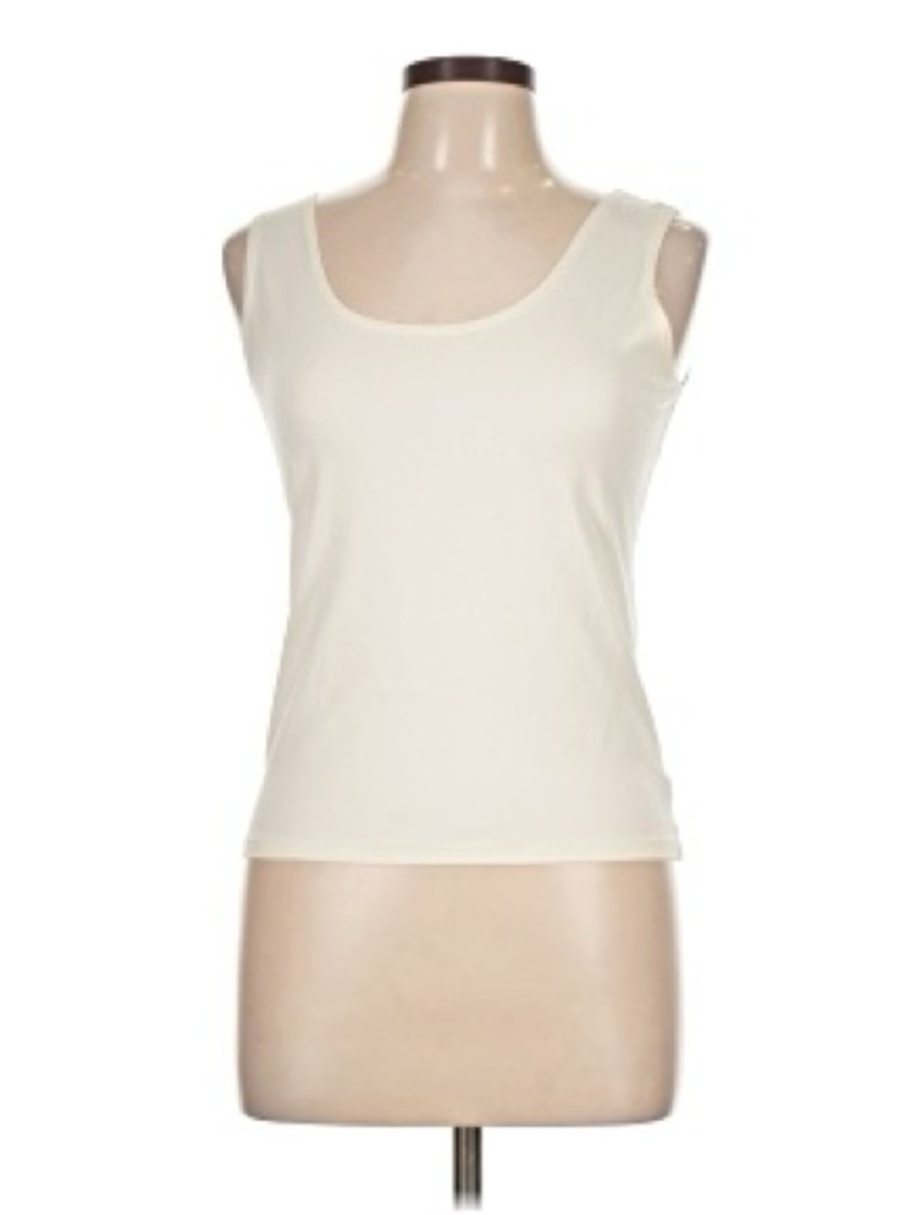 A’ nue Ligne Classic Woman’s Tank Top in Cream. Size Large.